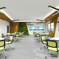 Design moderne professionnel Triangle activité école étude Table de lecture meubles ensemble de collaboration pour la salle de classe et l'extérieur