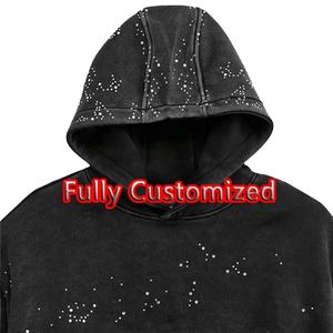Sudadera con Capucha Bordada 100% Algodón 300gsm, Suave y Casual, Estilo Urbano - Product Image 1