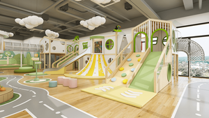 La migliore vendita di mobili da gioco al coperto personalizzati per più colori per la cura dei bambini dopo il centro giochi di classe - Product Image 5