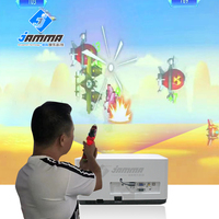 Jeux de projection interactifs, projecteur, jeux de tir à la balle magique interactifs pour enfants, système de projection murale pour l'école, aire de jeux