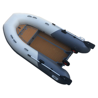 10ft Mini coque en aluminium RIB 3m PVC/hypalon bateau gonflable rigide pour dériveur d'appel d'offres