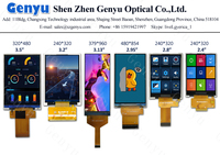 Layar TFT Warna Penuh 2,4 inci Ukuran Kecil Layar Warna RGB 0,96 inci 1,54 inci 240x240 Dot 3.5 Spi Layar LCD TFT 2,8 inci TFT LCD