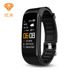 C5S Smart Bracelet Color Screen Bluetooth Sports Heart Rate Monitor Step Counter Sleep Tracker Unisex Fitness Watch - Product Image 1