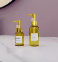 Flacon distributeur de 50 ml et 120 ml avec bouchon Dingdang pour huile de bain, lessive, shampoing, lotion, Pure Dew pour eau, bouchon à vis en PET