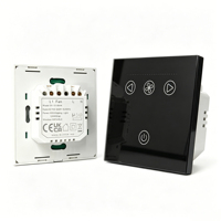 Interrupteur intelligent pour ventilateur et lampe Tuya Wifi, contrôle par application, commande vocale Alexa et Google Assistant