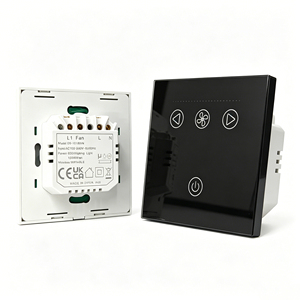 Interruptor de Lámpara y Ventilador Inteligente Wifi Tuya, Control por Aplicación, Control por Voz con <span class=keywords><strong>Alexa</strong></span> y Google Assistant - Product Image 1