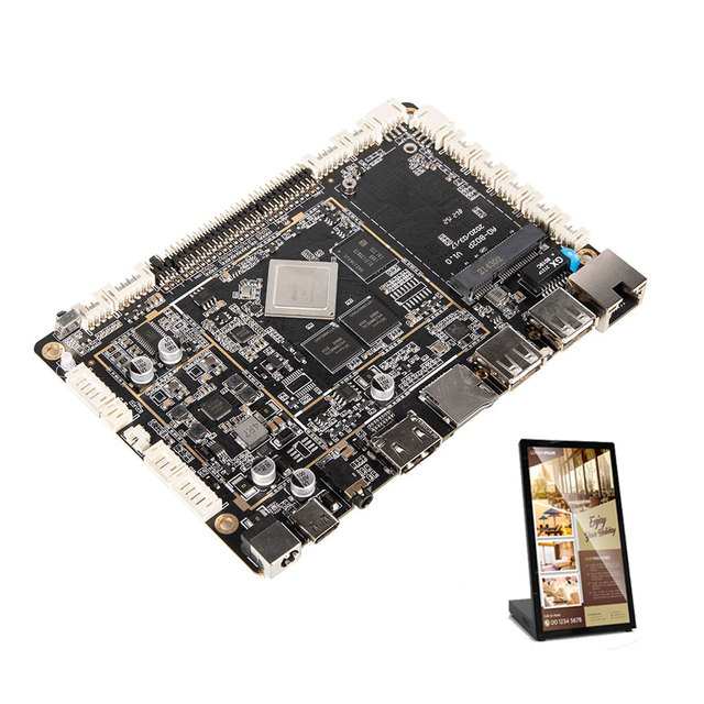 Industrial Android PCBA Motherboard RK3288 Digital Signage Android Control Board with LVDS Output for POWER CABINETS