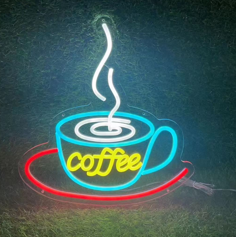 LED Neon Flex Sign with Acrylic Lamp Body Customizable Size for Wedding Decoration