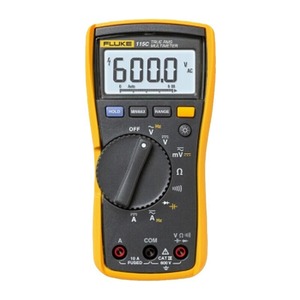 Multimètre numérique Fluke 115C True RMS, mesure de tension AC/DC 600 V, courant et résistance - Product Image 4