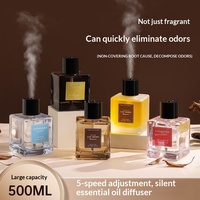 Diffuseur d'aromathérapie YHM 500 ml, vaporisation automatique, parfum sophistiqué pour la chambre à coucher, élimination des odeurs, sans flamme, parfum longue durée