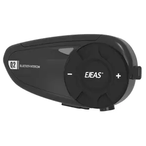 EJEAS Q2-intercomunicador inalámbrico para motocicleta, intercomunicador impermeable con bluetooth, accesorios para casco