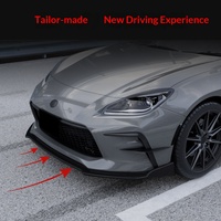Spoiler avant, extension de pare-chocs avant, protections d'angle, garniture sous le châssis avant, matériau ABS, revêtement poudré, kit Subaru GR86 2022+