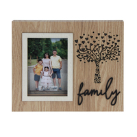 Cadre photo LED en bois UV 4x6 5x7 Nouveauté famille Cadeaux de vacances Décoration intérieure Présentoirs photo de table avec LED