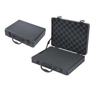 Boîtier d'instrument <span class=keywords><strong>en</strong></span> alliage d'<span class=keywords><strong>aluminium</strong></span> sur mesure, vitrine d'échantillons et boîte à <span class=keywords><strong>outils</strong></span> d'emballage antichoc portable - Product Image 1