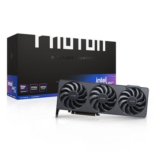 New GUNNIR Intel Arc B580 Photon 12G PCI Express Fan Desktop GPU GDDR6 12GB Video Card