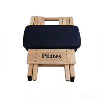 Chaise de Pilates pliable et réglable en bois massif, portable, pour entraînement de yoga, équipement de santé professionnel pour la maison et le studio