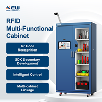Loker Alat RFID Serbaguna dengan Pintu Ganda untuk Manajemen Alat di Perusahaan Manufaktur Kecil dan Menengah, Dilengkapi SDK Mudah dan Antarmuka Cloud