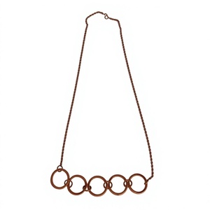 Charming Copper Necklace with Traditional Design Elements and Modern Appeal for Everyday Jewelry Collection - Product Image 1