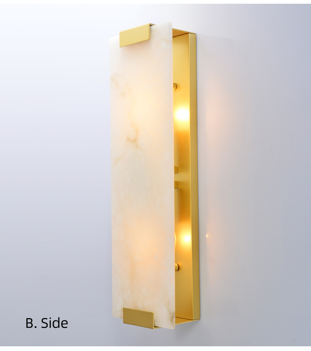 Wall Lamp Zhongshan Factory Supplier zerouno modern style living Room natural marble Light Body China