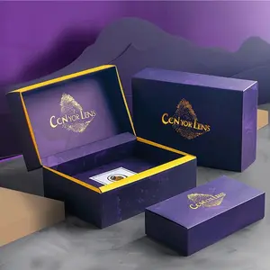 Caja de zapatos con etiqueta privada para regalo, embalaje de papel de cartón magnético de lujo laminado brillante con logotipo personalizado al por mayor