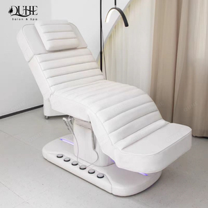 Table et lit de massage inclinables de luxe à 3 moteurs, lit de tatouage et de soins <span class=keywords><strong>du</strong></span> <span class=keywords><strong>visage</strong></span>, fauteuil de pose de cils incurvé pour esthétique avec LED - Product Image 3