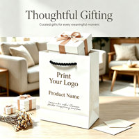 Sacs cadeaux de luxe personnalisés avec logo, en papier blanc mat laminé, dorure à chaud, réutilisables, imperméables et écologiques pour vêtements