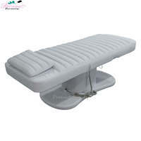 Table de massage électrique hydraulique en cuir véritable Pronne Beauty 2023, design moderne pour salon de beauté