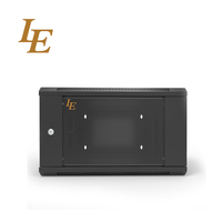 Armoires de serveur murales en acier à double section 4U 6U 9U 12U de 19 pouces, protection IP20, certifiées CE, 600*550mm 600*600mm, en stock