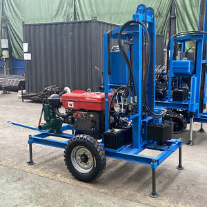 휴대용 물 우물 드릴링 머신 100m 200m 깊은 보어 우물 드릴링 장비 유압 디젤 미니 드릴 장비 - Product Image 4
