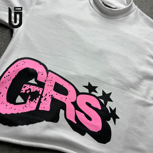 Custom Streetwear O-Neck Woven Heavy Cotton Eco-Friendly Breathable Regular Length Short Sleeve <strong>T</strong>-<strong>Shirt</strong> Graphic <strong>3D</strong> for - Product Image 3