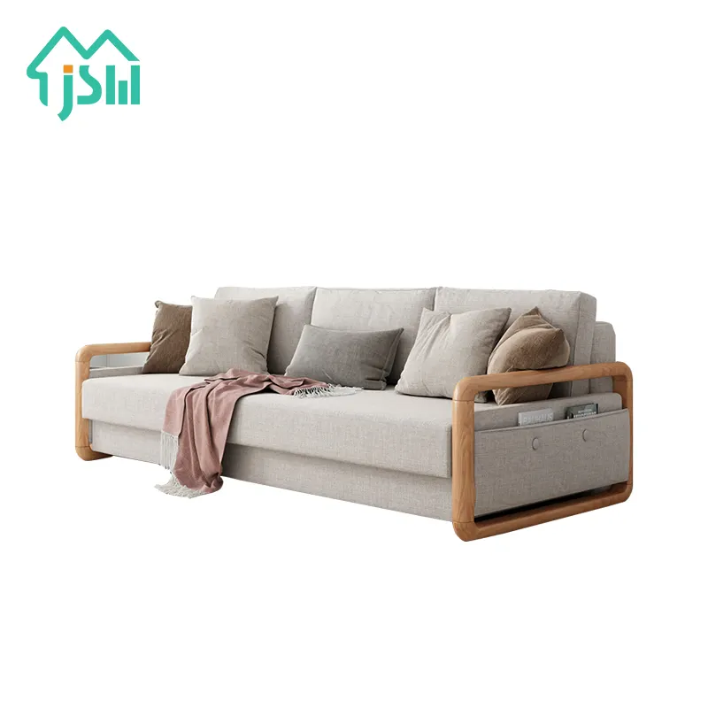 Kursi Ruang Tamu Mewah Hemat Ruang Modern Tempat Tidur Sofa Bersekat dengan Penyimpanan