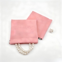 Pochette de rangement pour bijoux pliable en cuir PU de luxe, imperméable, avec fermeture à pression, sac de toilette portable pour le maquillage