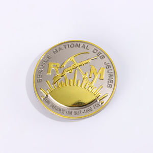 Pins Metálicos Personalizados en Forma de Escudo, Insignias Esmaltadas con Temática Geográfica para Promoción de Identidad Nacional y Intercambios Diplomáticos - Product Image 3