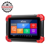 XTOOL X100 PAD alat diagnostik otomatis, bantalan X-100 dengan adaptor EEPROM pemrograman kunci kode PIN membaca
