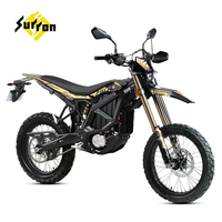 Moto tout-terrain électrique Surron Ultra Bee 2026 24,5 kW 3C noire et marron avec pneus tout-terrain et hors route 74V60ah 520N.m 95km/h
