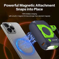 Batterie externe magnétique OEM personnalisée avec logo, 10000 mAh, chargeur rapide et sûr, mini batterie externe magnétique sans fil pour téléphone
