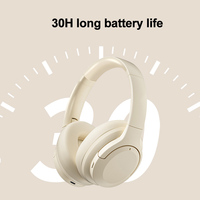Casque d'écoute supra-auriculaire sans fil de haute qualité d'usine OEM Casque de jeu sans fil à la mode BT5.4 Casque antibruit ANC