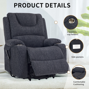 Sillón Reclinable CJSmart Home con Respaldo Plano que se Reclina Completamente a 180 Grados para Salón de Belleza con Reposacabezas - Product Image 6