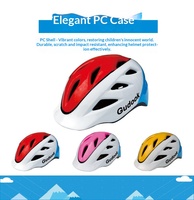 Casque de sport pour enfants à visière bec de canard - Protection de la tête certifiée EN1078, coque en PC noire pour le roller, le skateboard et le vélo d'équilibre