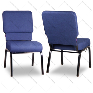 Cheap Modern Theater Furniture Metal Back Pocket Padded School Meeting Used <strong>Church</strong> <strong>Chair</strong> For Sale - Product Image 2