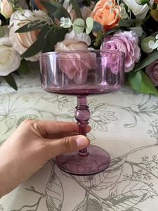 <span class=keywords><strong>Verre</strong></span> à cocktail vintage français transparent, bol à dessert pour pudding, yaourt, crème glacée. Réutilisable. Sans BPA. Lavable au lave-vaisselle - Product Image 3
