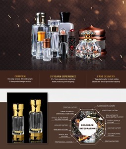 Mới được thiết kế sang trọng cao cấp Arabian dày dưới 3ml <span class=keywords><strong>6ml</strong></span> 12ml Balsam Glass Oud Nước hoa torah chai zamak cap - Product Image 6