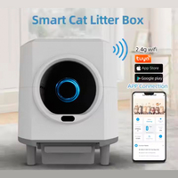 EV Tech 2026 KI-gesteuerte Automatische Selbstreinigende Roboter-Katzentoilette 90L Große Kapazität Umweltfreundlicher Kunststoff WLAN-Fernbedienung App