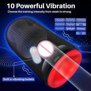 10 Speed Male Masturbator Thrusting Vibration Waterproof Body Safe Silica Gel for Adult Men Private Use Adult Products - Product Image 2