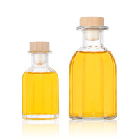 Bouteilles diffuseurs de parfum en verre de luxe en gros pour la maison, contenants vides pour huiles parfumées avec emballage haut de gamme