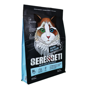 Nhà Sản Xuất Giá Tùy Chỉnh In Đứng lên 8 Mặt Kín Thức Ăn Vật Nuôi Gói Linh Hoạt Tái Chế Mèo Bao Bì Thực Phẩm Túi Zip Khóa - Product Image 1