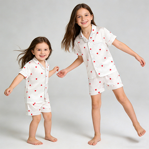 Vêtements <span class=keywords><strong>de</strong></span> <span class=keywords><strong>nuit</strong></span> pour bébés, pyjamas en bambou pour enfants, vêtements <span class=keywords><strong>de</strong></span> détente pour adolescents, vêtements <span class=keywords><strong>de</strong></span> maison pour enfants, chemises <span class=keywords><strong>de</strong></span> <span class=keywords><strong>nuit</strong></span> en soie satinée pour garçons et filles pour les fêtes - Product Image 1