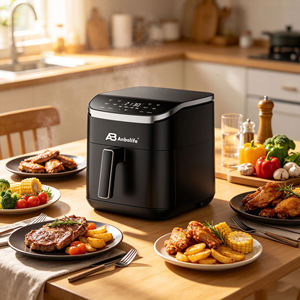 Freidora de Aire Digital Anbolife de 6L con Ventana Visual, 1500W, 8 Menús Preestablecidos, Antiadherente, <span class=keywords><strong>Horno</strong></span> Freidora de Aire, Freidora De Aire <span class=keywords><strong>Ninja</strong></span> OEM ODM - Product Image 5