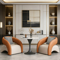 Table de négociation moderne en PU de style chinois, combinaison chaise et table, hauteur réglable, personnalisable, en carbone, pour bureau à domicile et salle à manger