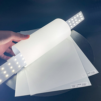 LGT125J 0.125mm 125um PET Film diffuseur LED transparent haute transmission de lumière Tailles personnalisées Service de coupe disponible